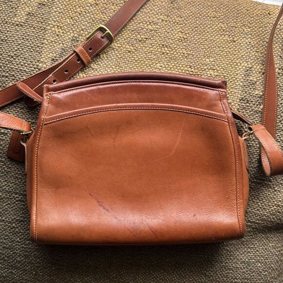 Coach Legacy Taylor Tan Shoulder Bag - Picture 1 of 8